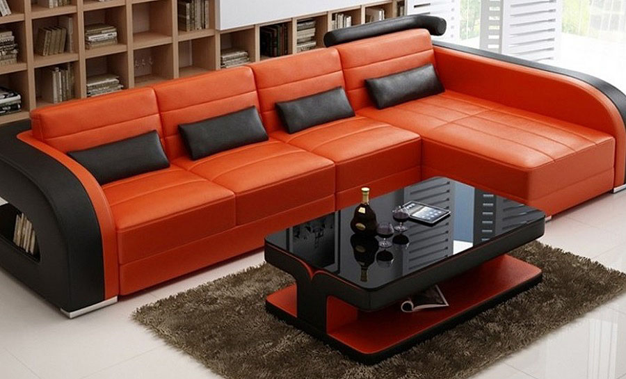 Umbra - 3sC - Leather Sofa Lounge Set